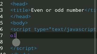 is odd javascript